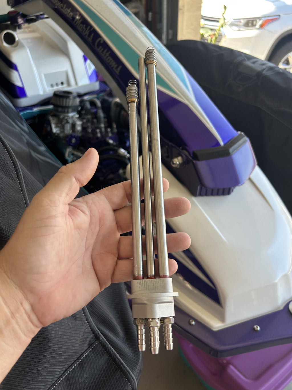 Stainless Steel Fuel Pick Up, Kawasaki 550/440