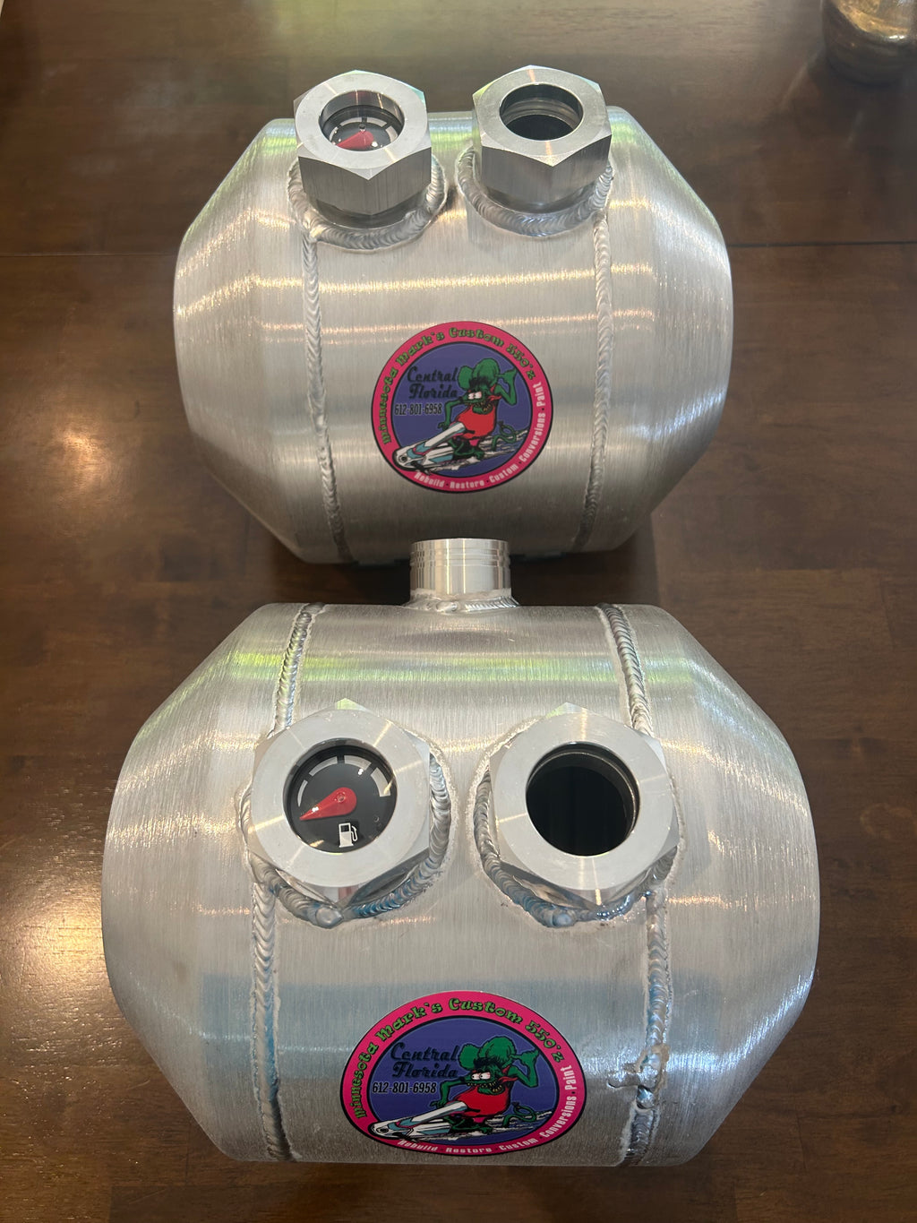 Aluminum Fuel Tank, Kawasaki 550/440