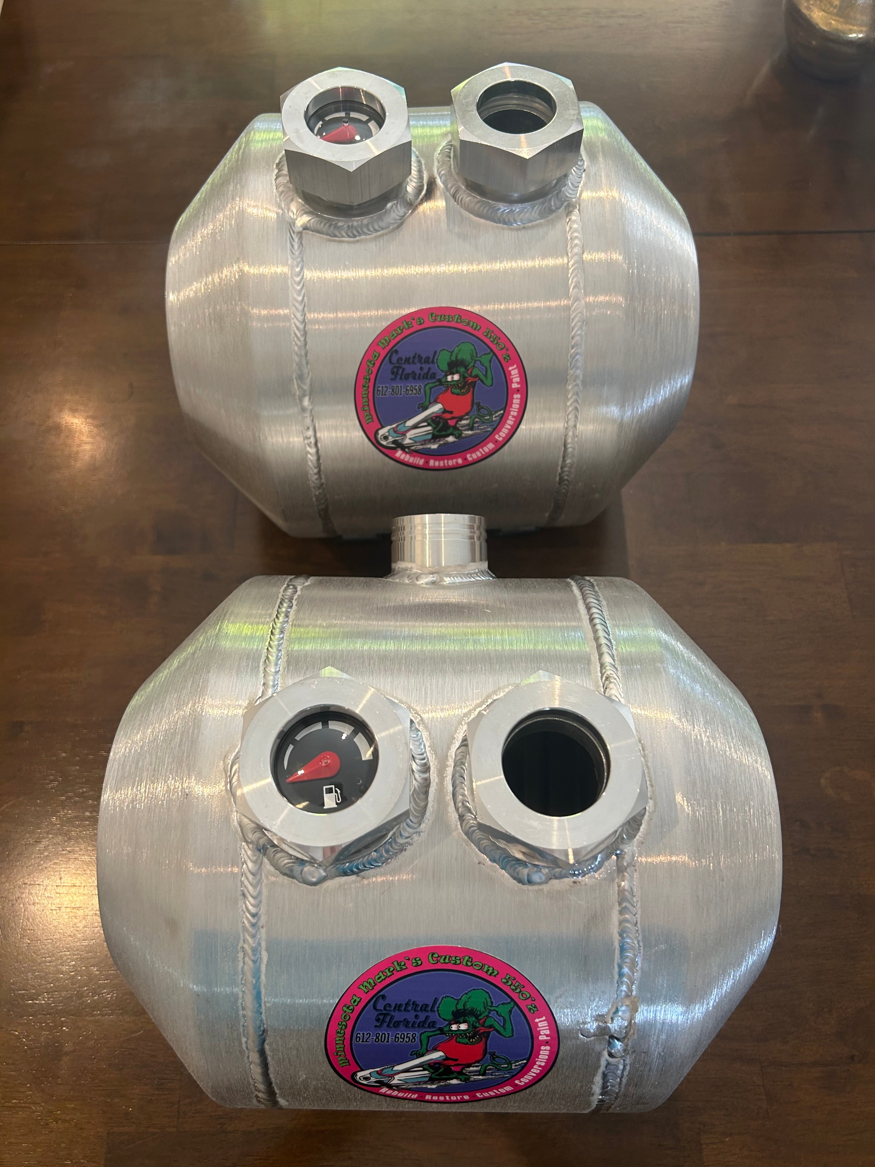 Aluminum Fuel Tank, Kawasaki 550/440