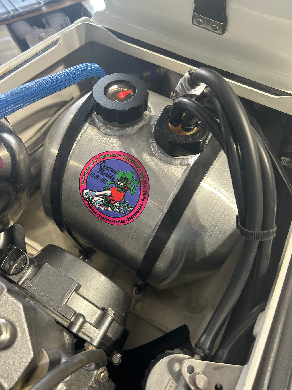 Aluminum Fuel Tank, Kawasaki 550/440