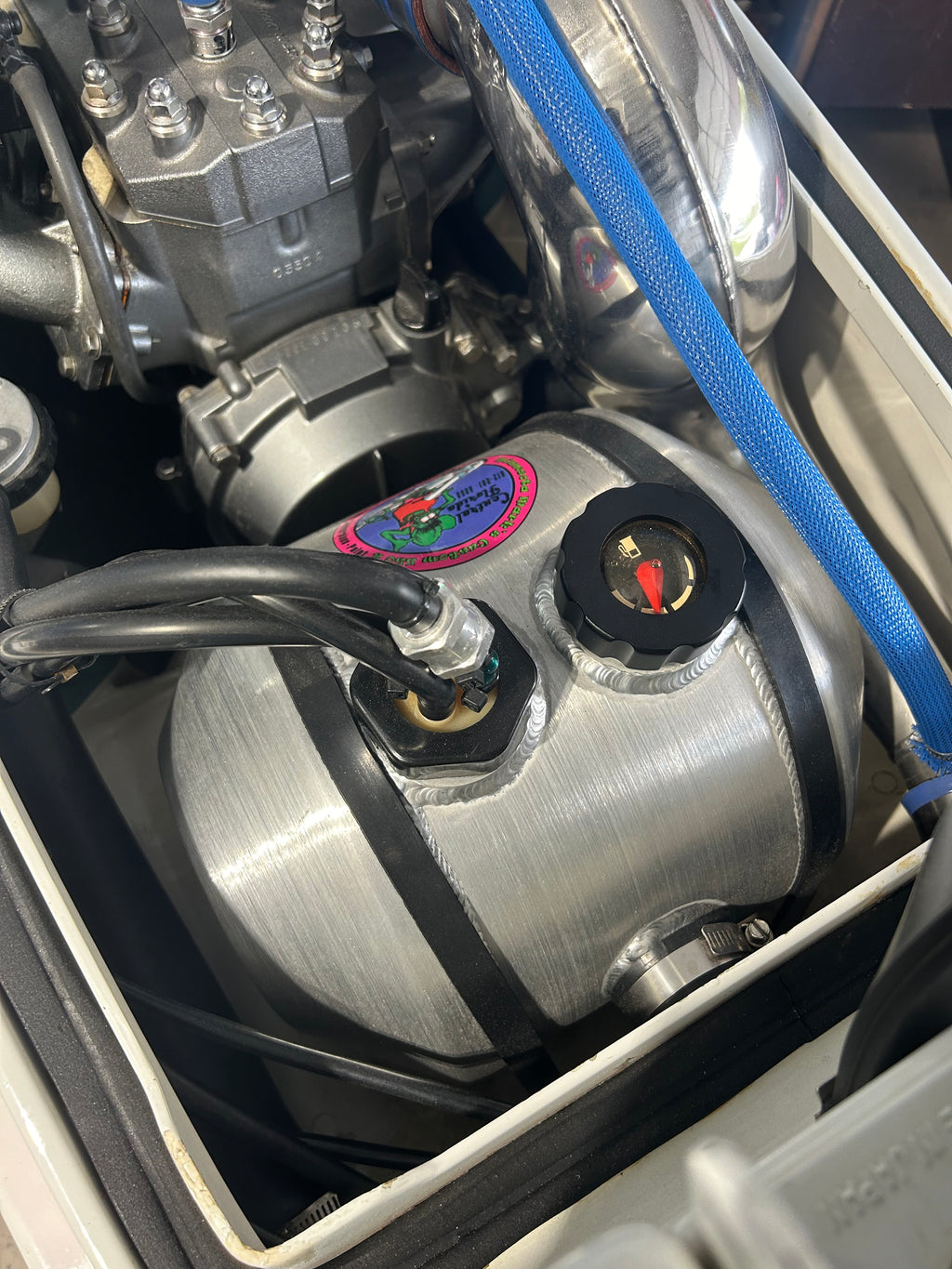 Aluminum Fuel Tank, Kawasaki 550/440