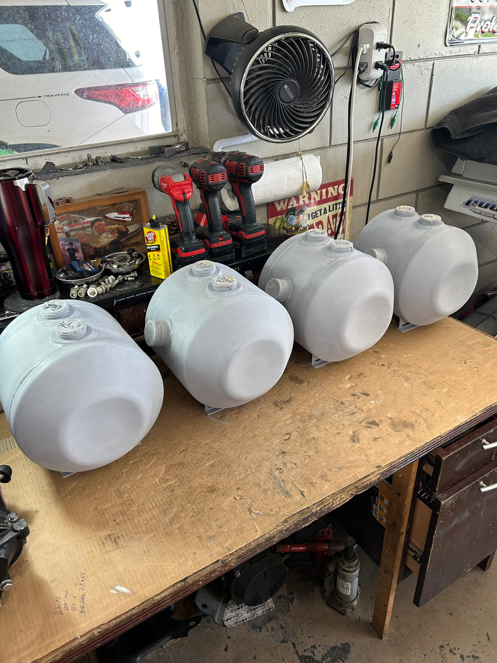 Aluminum Fuel Tank, Kawasaki 550/440