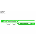 Kawasaki Jet Mate, Graphics Kit Black & Light Green