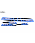 Kawasaki 550/440, Graphics Kit Black & Light Blue